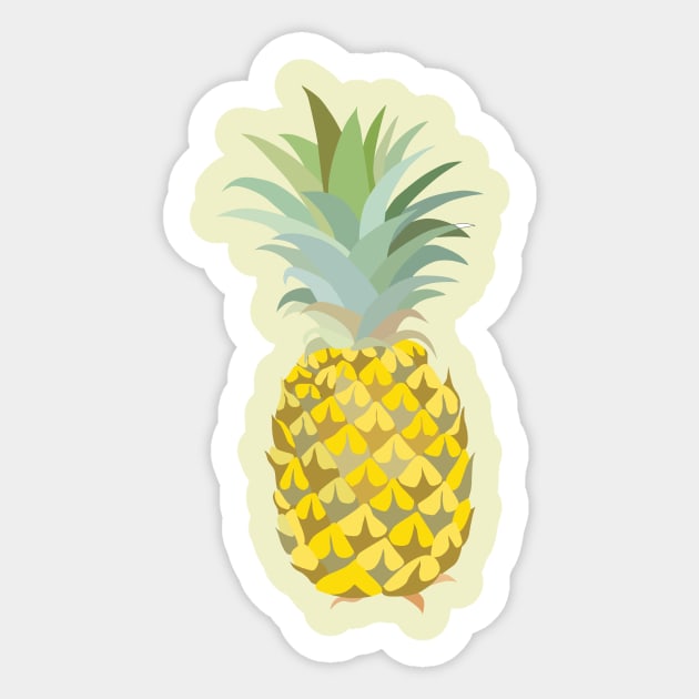 pineapple Sticker by daidai